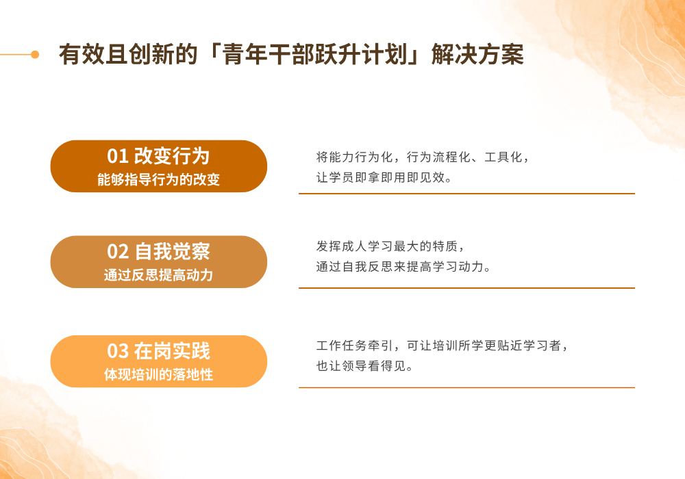 青年干部跃升计划