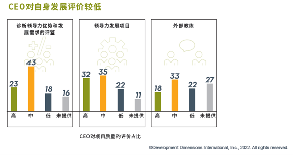 CEO对自身发展评价较低