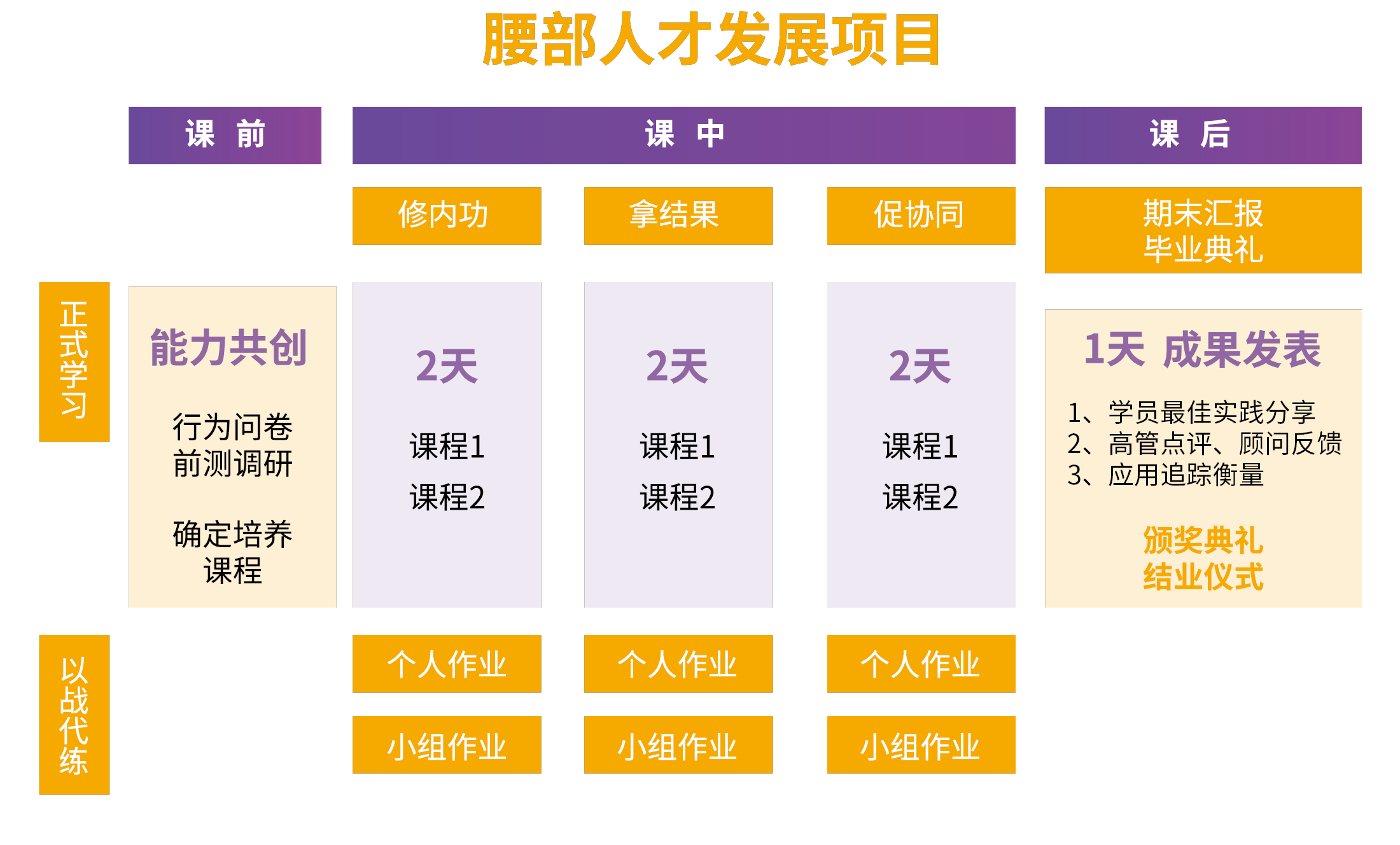 腰部人才发展项目