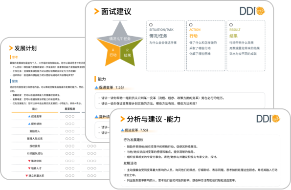 多维测评报告：能力建议、面试建议等